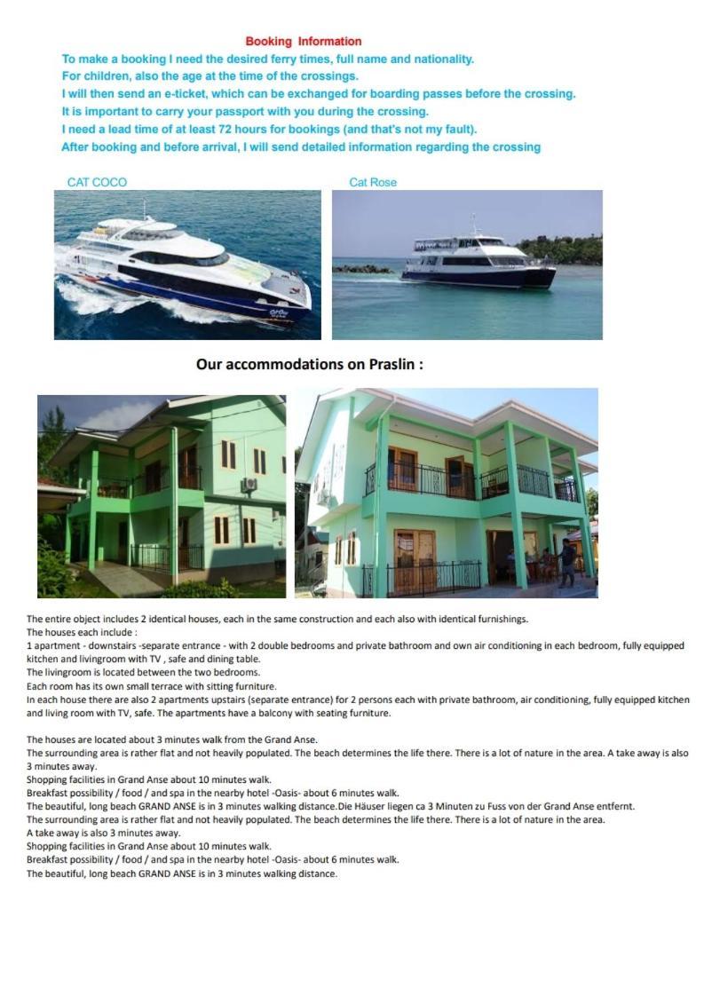 La Batie Selfcatering Apartment Vịnh Beau Vallon Ngoại thất bức ảnh